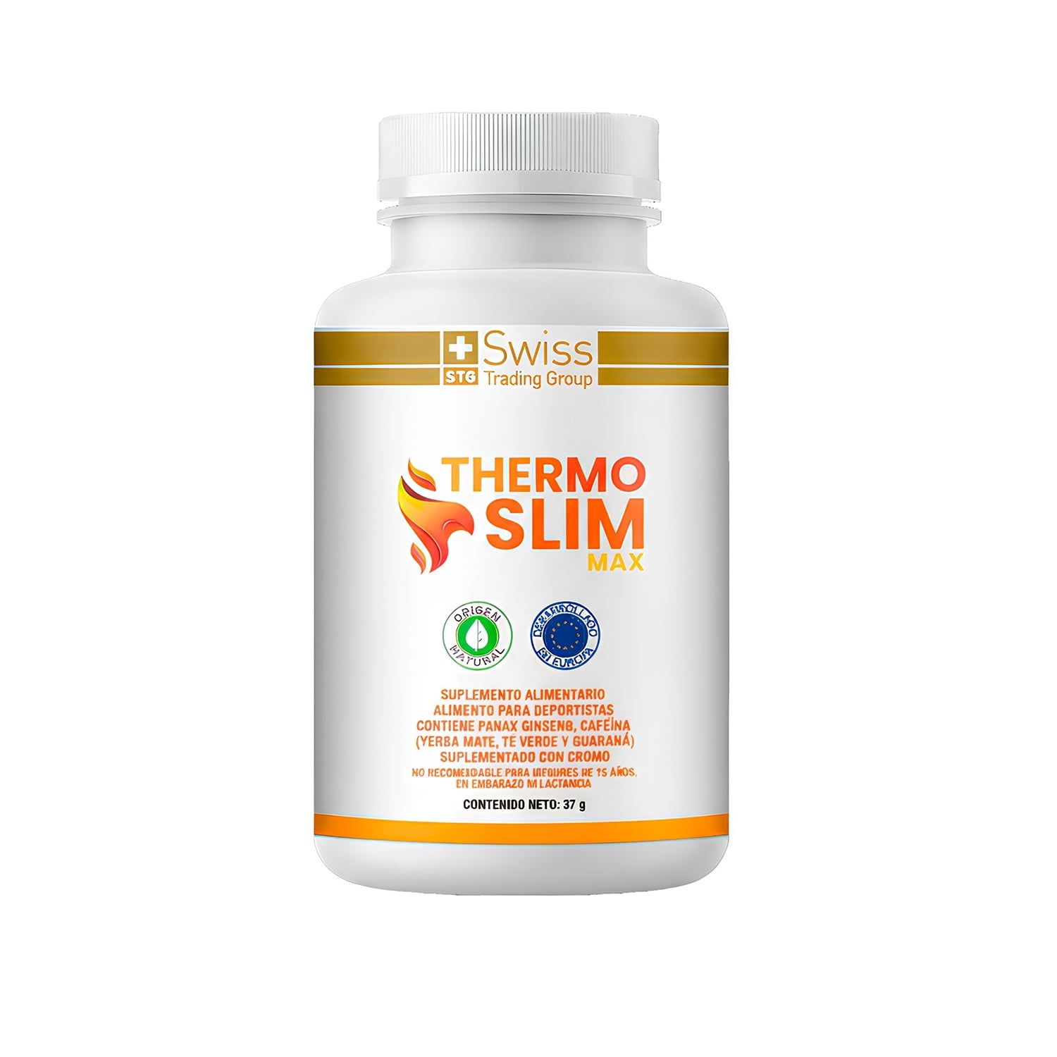 Swiss Nature Labs - Suplemento Alimenticio Quemador De Grasa 60 Capsulas Sin Azucar Con Ginseng Panax