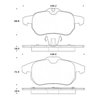 Pastillas Freno Para Auto Pqpro 500.09720