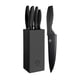 thumbnail image 1 of Juego de cuchillos MasterChef con bloque + 6 cuchillos de cocina negros, 1 of 7