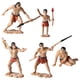 thumbnail image 3 of 5pcs Men Primitivos Figuras Miniatura Para Paisaje Mesa De Arena De Jardín, 3 of 5