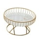 thumbnail image 1 of Soporte Para Tortas De Bandeja De Fruta De Encimera De Alambre De Hierro De Metal Dorado Para Refrigerio Tamaño S, 1 of 5