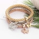 thumbnail image 3 of Juego De 3 Pulseras De Cristal Multicapa Con Mariposa Para Mujer Niñas, 3 of 4
