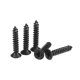 thumbnail image 1 of Uxcell M3.5 x 20mm Tornillos para Madera Acero al Carbono Óxido Negro Negro Paquete de 200, 1 of 5