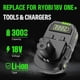 thumbnail image 4 of 5.0ah Batería Li-ion 18V para RYOBI One+ (P108/P107/P104) 3Ah/5Ah/7Ah Optionsk para RB18L50/RB18L20, 4 of 9
