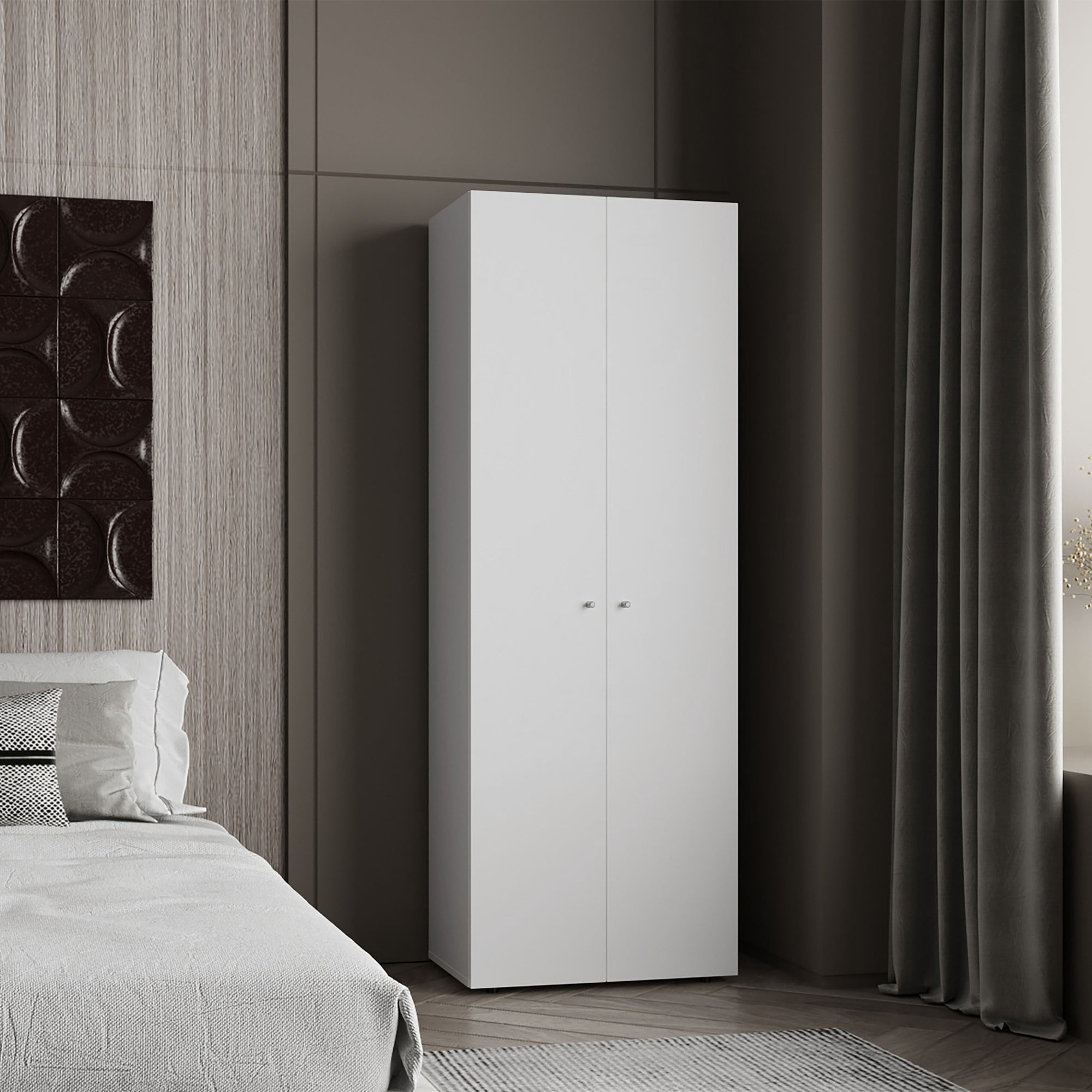 Closet 2 Puertas Tuhome 170x60x40,2 Cm Blanco