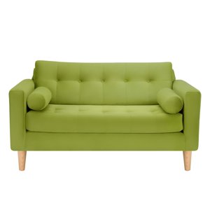 Bodevir - Sofa Retro 2C Felpa 05 Pistacho