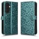 thumbnail image 1 of Funda Cartera Lunares Samsung Galaxy A57 5G con Tarjetero, Correa y Soporte Verde, 1 of 6