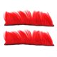 thumbnail image 3 of 2x Motocicleta Cabeza Rapada Peluca Punk Casco Mohawk Peluca Disfraces Postizo Rojo, 3 of 6