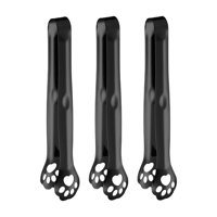 Bothyi - 3X Clips De Acero Inoxidable Para Alimentos, Abrazadera Para Hornear Pan Y Freír, Color Negro