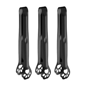 Bothyi - 3X Clips De Acero Inoxidable Para Alimentos, Abrazadera Para Hornear Pan Y Freír, Color Negro