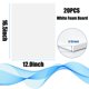 thumbnail image 2 of Placa de espuma EPHECH White, paquete de 20 unidades, 30 x 42 cm, 5 mm de grosor, 2 of 7