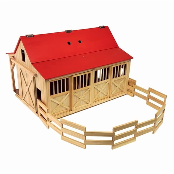Horse Barn Toys Fat Brain Toys Rustic Ridge Stable de 3 a 9 años