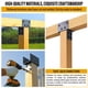 thumbnail image 4 of Soporte de amarre para postes WOWACE para madera de poste a viga de 4x4, 4 of 6