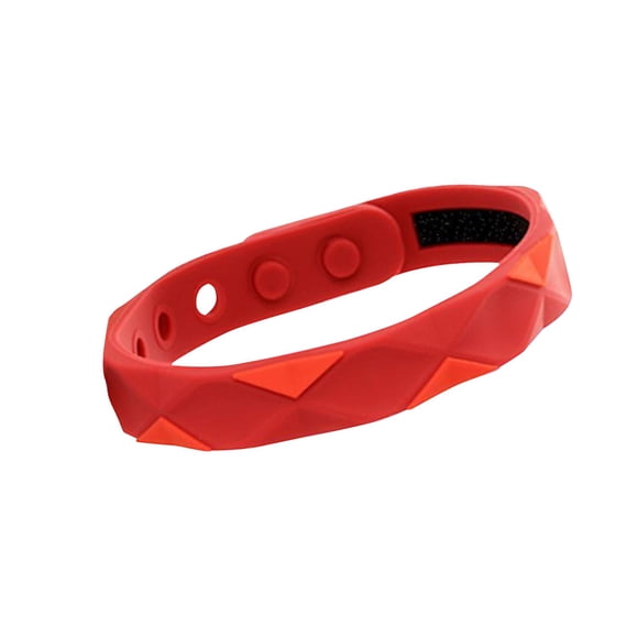 Pulsera Antiestática Silicona Silica Pulsera Interior Ejercicios Yoga Rojo