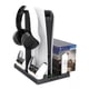 thumbnail image 1 of Soporte Base Ps5 Para 2 Dualsense Audifonos Con Ventilador, 1 of 4