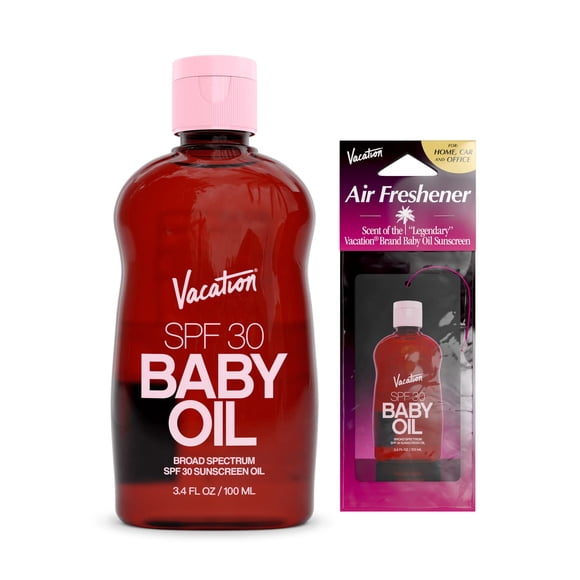 Aceite protector solar Vacation Baby Oil SPF 30, tamaño de viaje, 100 ml