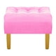 thumbnail image 5 of Sofa Retro 3c + 2 Pouf Felpa 01 Rosado, 5 of 6