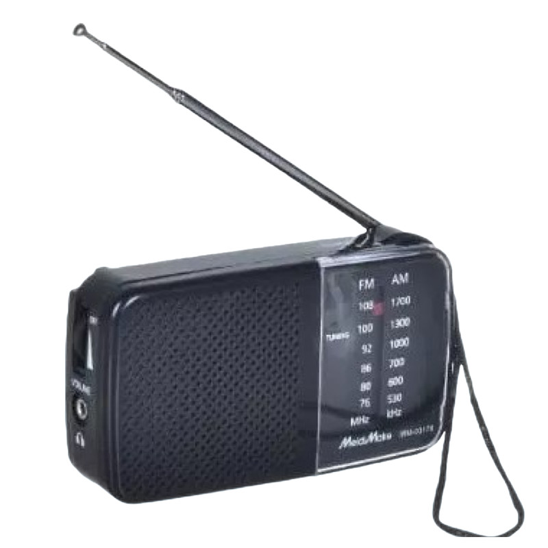 Genérico - Parlante Portatil Radio Analógico 2 Bandas Musica Rondon