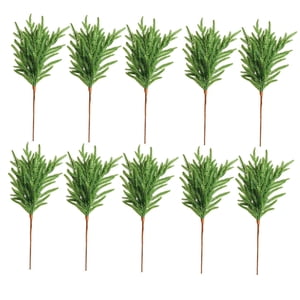 Bothyi - 10 Piezas De Ramas De Pino Navideñas Para Sala De Estar Interior Y Exterior