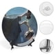 thumbnail image 4 of David Plato decorativo de porcelana fina (bone china), plato decorativo de cerámica para hogar, oficina, soporte de pared, platos decorativos para dormitorio - 6 pulgadas (15 cm), 4 of 6