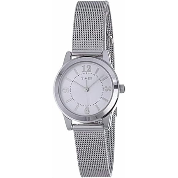 Reloj Analógico Timex Casey Plateado Dama