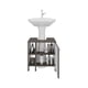 thumbnail image 2 of Mueble Para Lavamanos 1 Puerta 50,9x47x37,4 Cm Café Oscuro Y Blanco, 2 of 8