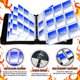 thumbnail image 5 of Carpeta para cartas MYTCG con capacidad de 1008 cartas, impermeable, de 9 bolsillos, 5 of 8
