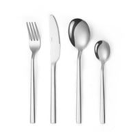 Set Cuberteria 24 Pzs Urban Acero Inoxidable Gris Fta