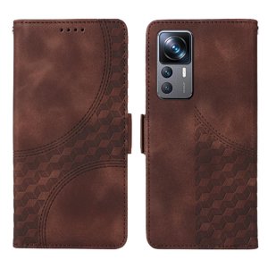 Carcasa Foxdock Xiaomi 12T Pro De Cuero Pu, Diseño Acolchado Clásico, Protección Contra Caídas Y Rayones