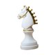 thumbnail image 4 of Estatua De Piezas De Ajedrez Con Resina De Pintura Dorada, Regalo Para Escritorio, Sala De Estar, Oficina, Forma De Caballo Blanco, 4 of 5