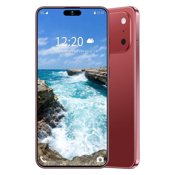 Smartphone IZQMN 17 PMAX 12 GB RAM 512 GB ROM 6.99'' 5G color vino