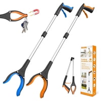Herramienta Grabber Reacher Rewkcy 32, Paquete De 2 Con Mordaza Giratoria De 360°
