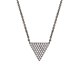 thumbnail image 1 of Collar Elegante Confetti Venecia 18k Oro Blanco Triangular, 1 of 10