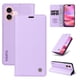 thumbnail image 4 of Funda Billetera de Cuero para iPhone 16 con Tarjetero y Soporte - Tapa Magnética Morado, 4 of 6