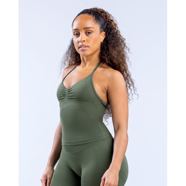 Crop Top Deportivo con Espalda Descubierta