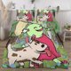 thumbnail image 3 of Nanalan 3-Piece Bedding Set For Kids Boys Girls Adult Cartoon Warm Cute Fashion Holiday Present Gift Bed Sheets, 3 of 5