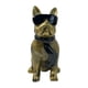 thumbnail image 1 of Estatua Perro Con Gafas Dorado, 1 of 3