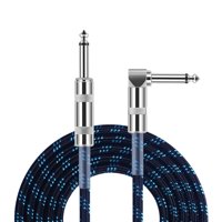 Magideal - Cable De Guitarra Profesion De 6,35 Mm, Línea De De Guitarra Eléctrica De Bajo Ruido Para Audio , 3M