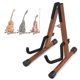 thumbnail image 1 of Soporte para ukelele Donner Wood A-Frame para instrumentos pequeños, 1 of 9
