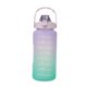 thumbnail image 3 of Botella De Agua Motivacional Jarra De Agua 2000 Ml A Prueba De Fugas Para Entrenamiento De Gimnasio Ciclismo Violeta, 3 of 5