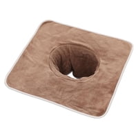 Magideal - Toalla De Mesa De Masaje, Protector De Sábanas, Funda De Cama Cómoda, Lavable, Cabecero De Cama Spa, Almohadilla De Cortina Para El Cuidado De La Piel Marrón