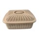 thumbnail image 5 of Cesta De Frutas Con Tapa, Organizador De Accesorios De Cocina, Cesta De Pan Para Servir, Color Caqui, Grande, 5 of 5