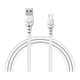 thumbnail image 2 of Cable carga rápida 3.0a USB a micro-usb aspor 1m Blanco, 2 of 2