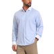 thumbnail image 4 of Camisas de Negocios de Manga Larga con Botones y Rayas para Hombre INSPIRE CHIC M Azul, 4 of 4