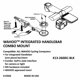 thumbnail image 5 of Soporte K-Edge para bicicleta Wahoo negro con manillar integrado, 5 of 5