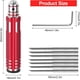 thumbnail image 2 of Model Scriber Craznick Prime de 7 hojas 0,1-2,0 mm rojo, 2 of 8