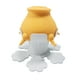 thumbnail image 4 of Cuenco De Leche Para Mascotas, Animales Pequeños, Boquillas Múltiples, Dispositivo De Alimentación De Leche Para Mascotas De Silicona, Base Plegable Amarilla, 4 of 5