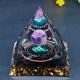thumbnail image 1 of 1pc Twelve Constellations Orgone Pyramid Taurus/Scorpio/Leo/Pisces/Cancer/Virgo/Libra/Aries/Gemini/Aquarius Amethyst Peridot Healing Crystal Energy Orgonite Pyramide Meditation Tool Quartz Home Decor, 1 of 5