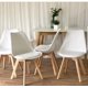 thumbnail image 4 of 4und Silla de comedor Tulip Acolchada - Blanco, 4 of 6