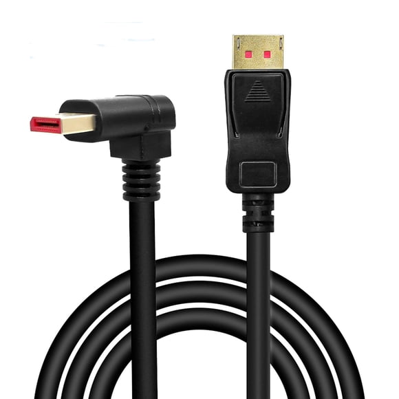 Cable Displayport ALYYDBG en ángulo recto 1.4 8K/60 Hz 4K @144Hz 1,8 m